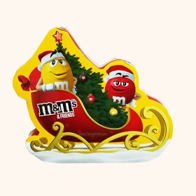 شکلات کادویی M&M's و دوستان کالکشن مدل سورتمه مخلوط