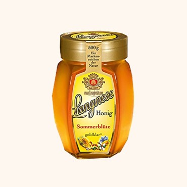 عسل لانگنس شفاف طلایی شکوفه های تابستانی