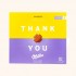 شکلات کادویی میلکا مدل پرالین Thank you
