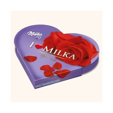 شکلات کادویی میلکا مدل قلبی