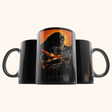 ماگ سرامیکی چاپی طرح Batman مشکی کد 06(گرید A)