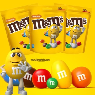 دراژه M&M's بادام زمینی 145 گرمی