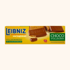 بیسکویت لیبنیز سبوس دار با روکش شکلات شیری 125 گرمی