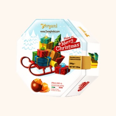 شکلات کادویی ورگانی مدل کریسمس کاراملی