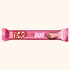 شکلات شیری و سفید کیت کت مدل DUO با طعم توت فرنگی