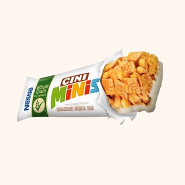 سریال بار نستله رژیمی مینیس شیری غلات با طعم دارچین 25 گرمی