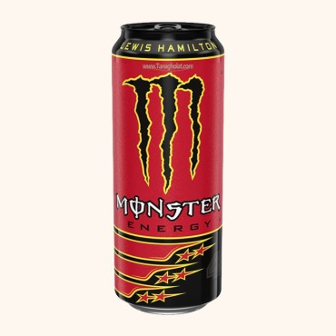 نوشیدنی انرژی زا مانستر مدل لوئیس همیلتون بدون شکر 500 میلی لیتر