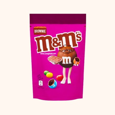 دراژه شکلاتی ام اند ام M&M با مغز براونی 200 گرمی