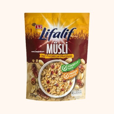 موسلی جودوسر پرک اتی با بادام زمینی و خرما