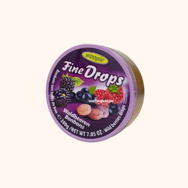 آبنبات میوه ای فاین دراپ ووگی با طعم میوه های قرمز