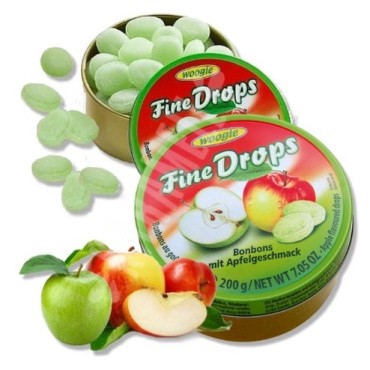 آبنبات میوه ای فاین دراپ ووگی با طعم سیب