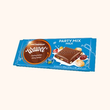 شکلات شیری واول مدل پارتی میکس 100 گرمی