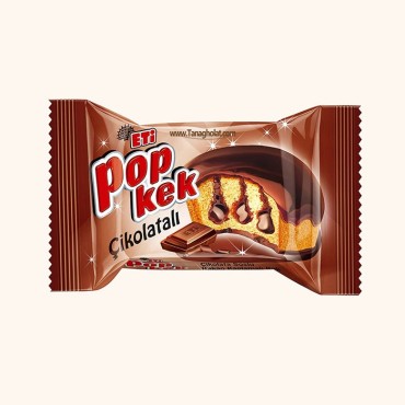 کیک مغزدار شکلاتی اتی پاپ کیک با روکش شکلاتی