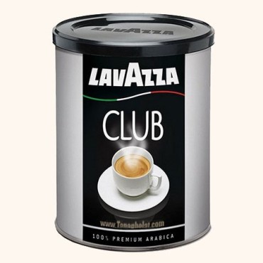 پودر قهوه لاواتزا مدل کلاب قوطی فلزی
