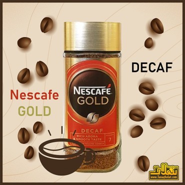 قهوه فوری نسکافه گلد بدون کافئین 200 گرمی