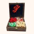 جعبه چوبی دست ساز عشق قرمز