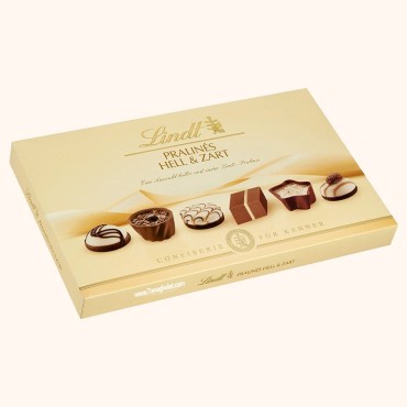 شکلات کادویی لینت مدل پرالین سبک و نرم 200 گرم