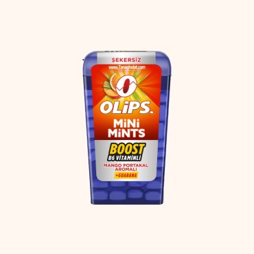 قرص خوشبوکننده دهان اولیپس بدون شکر با طعم انبه و پرتقال 12 گرمی