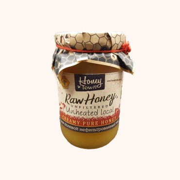 عسل خالص سفید هانی تاون مدل خامه ای 500 گرمی
